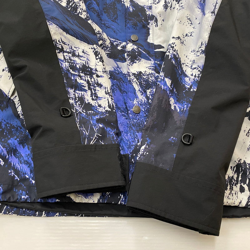 【中古品】【メンズ】 Supreme シュプリーム × THE NORTH FACE ザ・ノースフェイス 別注 コラボ 17AW MOUNTAIN PARKA NF0A3CAF マウンテンパーカー ライトアウター ジャケット 149-251207-ts-02-tei サイズ：XL カラー：ブルー 万代Net店