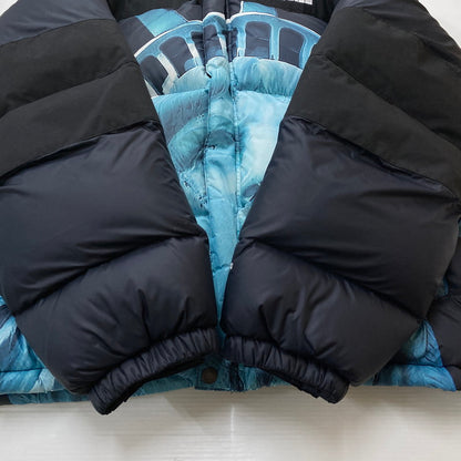 【中古品】【メンズ】 Supreme シュプリーム × THE NORTH FACE ザ・ノースフェイス 別注 コラボ STATUE OF LIBERTY BALTORO JACKET ND91901I スタチュー オブ リバティ バルトロ ジャケット アウター ダウンジャケット 149-251207-ts-03-tei サイズ：L カラー：ブラック 万代Net店