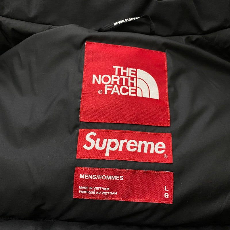 【中古品】【メンズ】 Supreme シュプリーム × THE NORTH FACE ザ・ノースフェイス 別注 コラボ STATUE OF LIBERTY BALTORO JACKET ND91901I スタチュー オブ リバティ バルトロ ジャケット アウター ダウンジャケット 149-251207-ts-03-tei サイズ：L カラー：ブラック 万代Net店