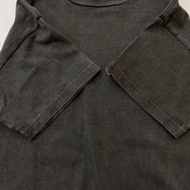 【中古品】【メンズ】 A BATHING APE アベイシングエイプ × EU エモーショナリー・アンアベイラブル 別注 コラボ BABY MILO TEE 2L23-110-908 ベイビーマイロ Tシャツ 半袖 トップス ヴィンテージ加工 142-251208-yy-01-tei サイズ：M カラー：ブラック 万代Net店