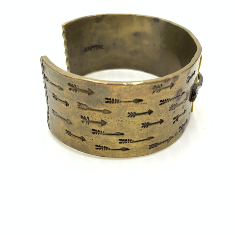 【中古品】【メンズ】 KAPITAL キャピタル ARROW BANGLE アロー バングル アクセサリー 192-260724-ko-10-tei カラー：ゴールド系(カラー) 万代Net店