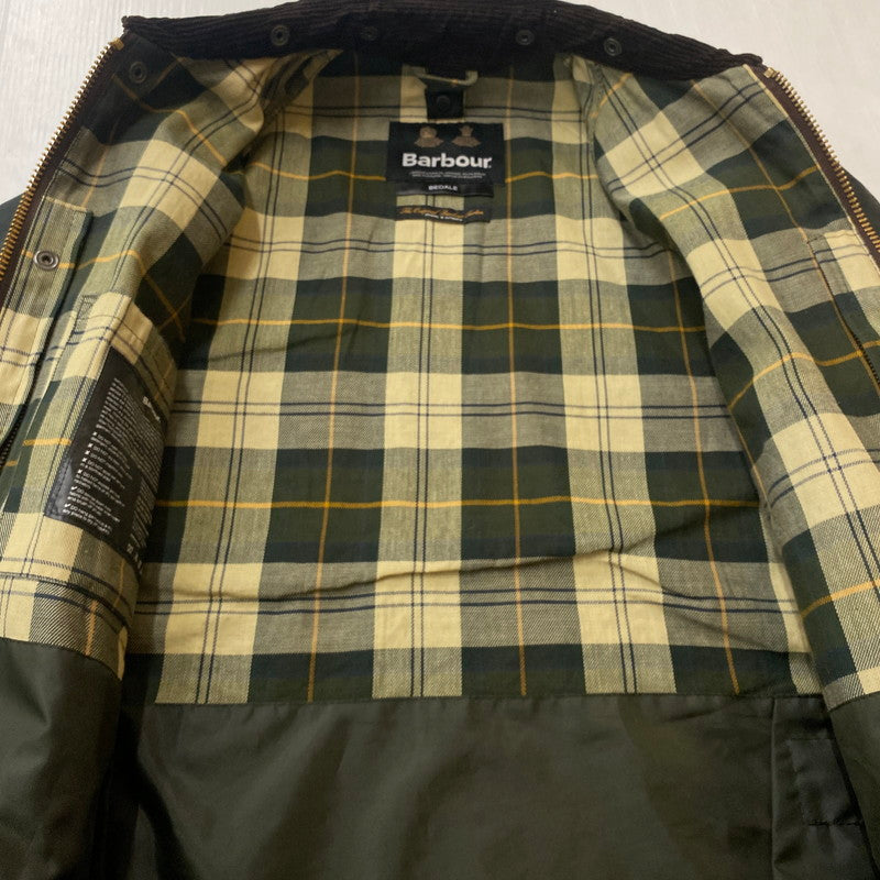 【中古品】【メンズ】 Barbour バーブァー 23AW BEDALE WAXED JACKET 232MWX0018 ビデイル ワックス ジャケット ライトアウター 141-251208-yy-15-tei サイズ：38 カラー：セージグリーン 万代Net店