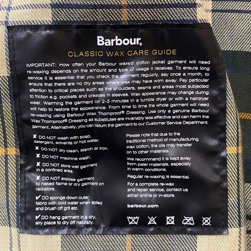 【中古品】【メンズ】 Barbour バーブァー 23AW BEDALE WAXED JACKET 232MWX0018 ビデイル ワックス ジャケット ライトアウター 141-251208-yy-15-tei サイズ：38 カラー：セージグリーン 万代Net店