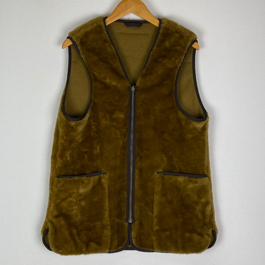 【中古品】【メンズ】 Barbour バーブァー 21AW REVERSIBLE LINER FUR VEST 2102112 リバーシブル ライナー ファーベスト ライトアウター 141-251208-yy-11-tei サイズ：38 カラー：ブラウン 万代Net店
