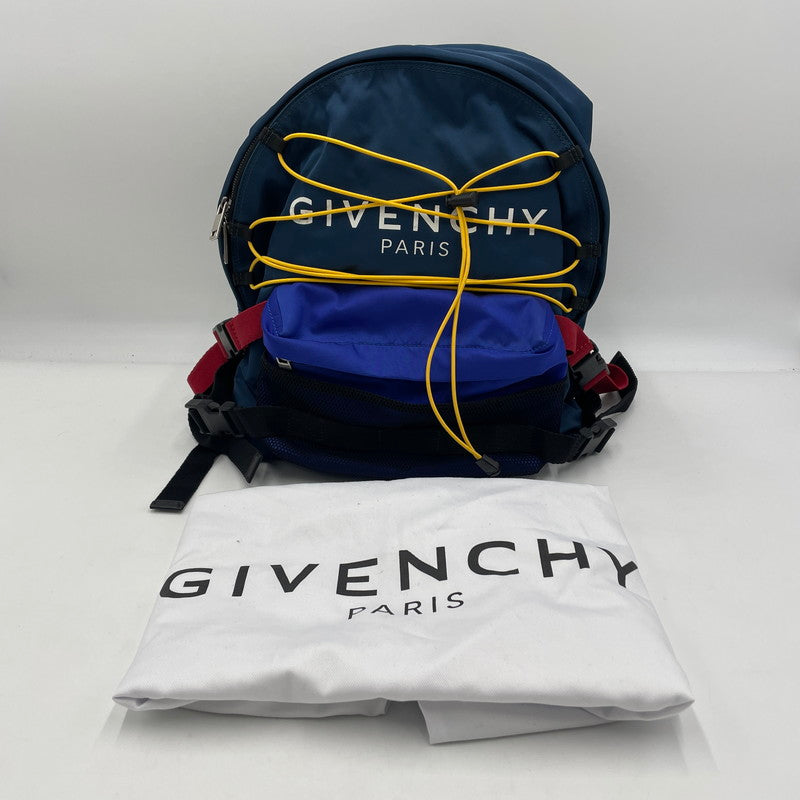 【中古品】【メンズ】 GIVENCHY ジバンシィ TRAIL BACKPACK BK500JK0JF 969 テイル バックパック カバン リュック 180-251207-ts-01-tei カラー：ブルー 万代Net店