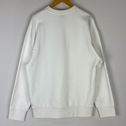 【中古品】【メンズ】 A.P.C. アーペーセー × POKEMON ポケモン 別注 コラボ L/S CREWNECK SWEAT SHIRT ロングスリーブ クルーネック スウェット シャツ 長袖 トップス トレーナー 141-251208-yy-07-tei サイズ：M カラー：ホワイト 万代Net店