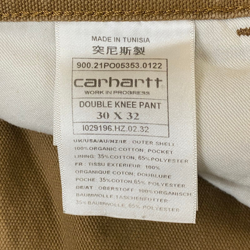 【中古品】【メンズ】 Carhartt WIP カーハート ワークインプログレス DOUBLE KNEE PANTS I029196 ダブルニーパンツ ボトムス 156-251208-yy-24-tei サイズ：30 カラー：ブラウン 万代Net店