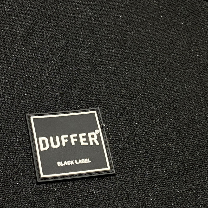 【中古品】【メンズ】 DUFFER ダファー BLACK LABEL BACK LOGO WASHABLE KNIT ブラック レーベル バックロゴ ウォッシャブル ニット 長袖 トップス 147-260824-sa-17-tei サイズ：S カラー：ブラック 万代Net店