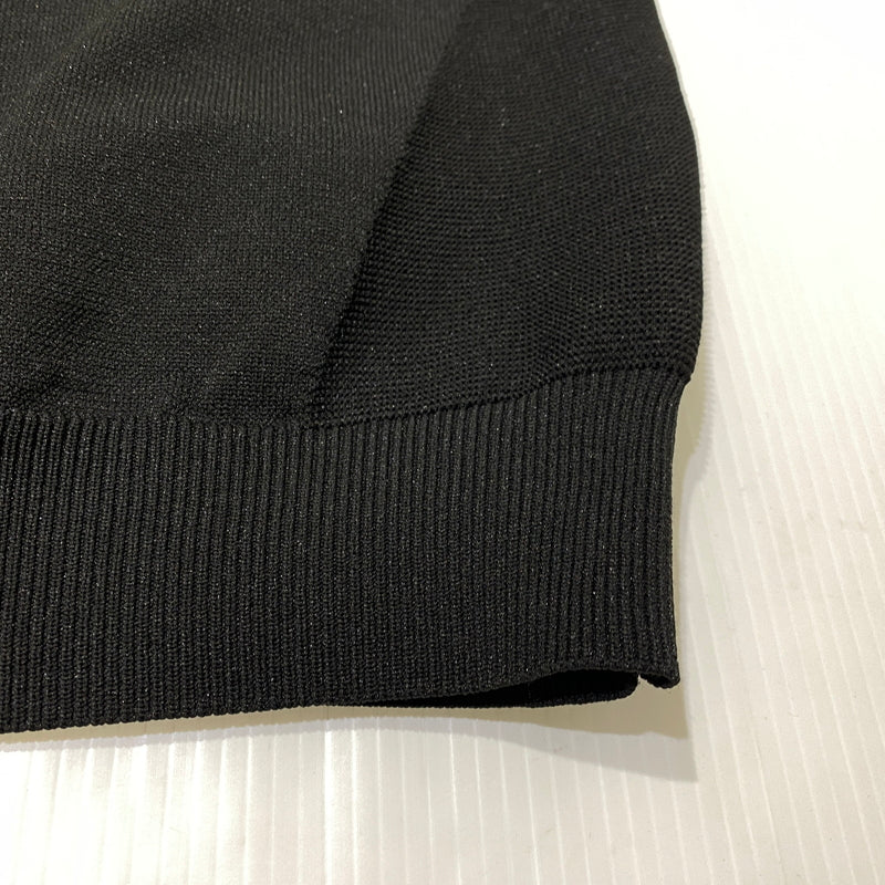 【中古品】【メンズ】 DUFFER ダファー BLACK LABEL BACK LOGO WASHABLE KNIT ブラック レーベル バックロゴ ウォッシャブル ニット 長袖 トップス 147-260824-sa-17-tei サイズ：S カラー：ブラック 万代Net店