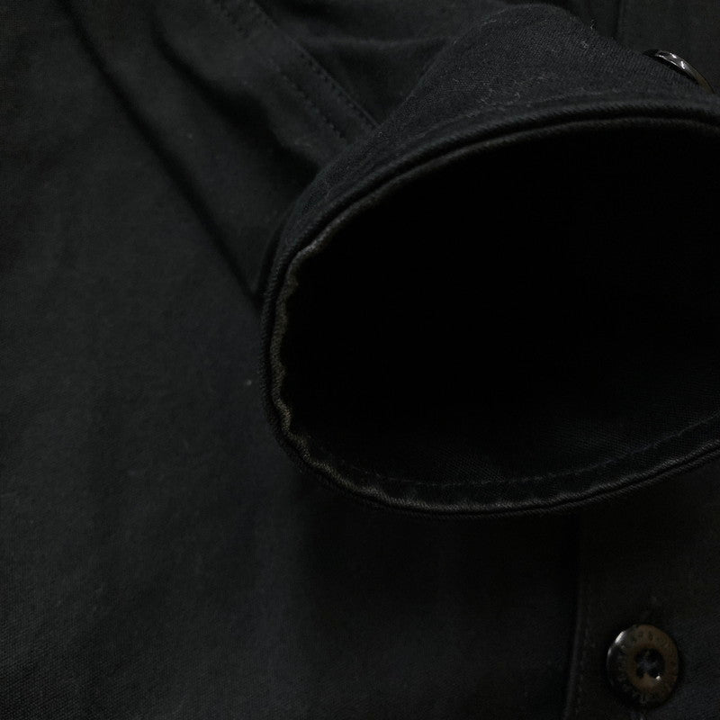 【中古品】【メンズ】 WTAPS ダブルタップス 24SS CBW 01 LS COTTON SATIN IDENTITY 241CWDT-SHM02 CBW 01 ロングスリーブ コットン サテン アイデンティティ 長袖 トップス シャツジャケット 142-251208-yy-10-tei サイズ：3 カラー：ブラック 万代Net店