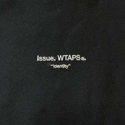 【中古品】【メンズ】 WTAPS ダブルタップス 24SS CBW 01 LS COTTON SATIN IDENTITY 241CWDT-SHM02 CBW 01 ロングスリーブ コットン サテン アイデンティティ 長袖 トップス シャツジャケット 142-251208-yy-10-tei サイズ：3 カラー：ブラック 万代Net店
