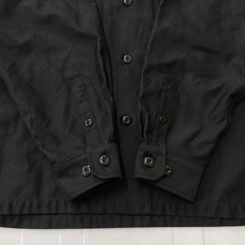 【中古品】【メンズ】 WTAPS ダブルタップス 24SS CBW 01 LS COTTON SATIN IDENTITY 241CWDT-SHM02 CBW 01 ロングスリーブ コットン サテン アイデンティティ 長袖 トップス シャツジャケット 142-251208-yy-10-tei サイズ：3 カラー：ブラック 万代Net店