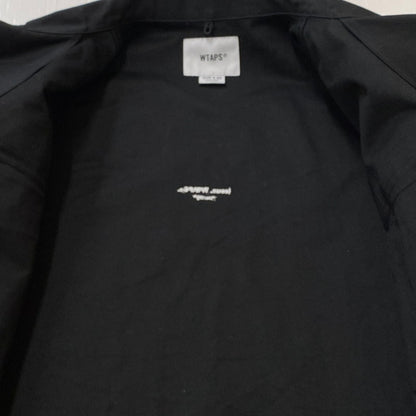 【中古品】【メンズ】 WTAPS ダブルタップス 24SS CBW 01 LS COTTON SATIN IDENTITY 241CWDT-SHM02 CBW 01 ロングスリーブ コットン サテン アイデンティティ 長袖 トップス シャツジャケット 142-251208-yy-10-tei サイズ：3 カラー：ブラック 万代Net店