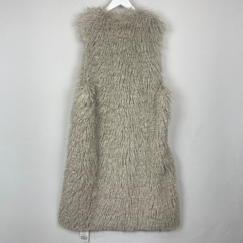 【中古美品】【レディース】 Spick and Span スピックアンドスパン SPICK AND SPAN 24AW FAKE FUR GILET フェイク ファー ジレ ライトアウター 168-251211-yo-33-tei サイズ：F カラー：グレー 万代Net店