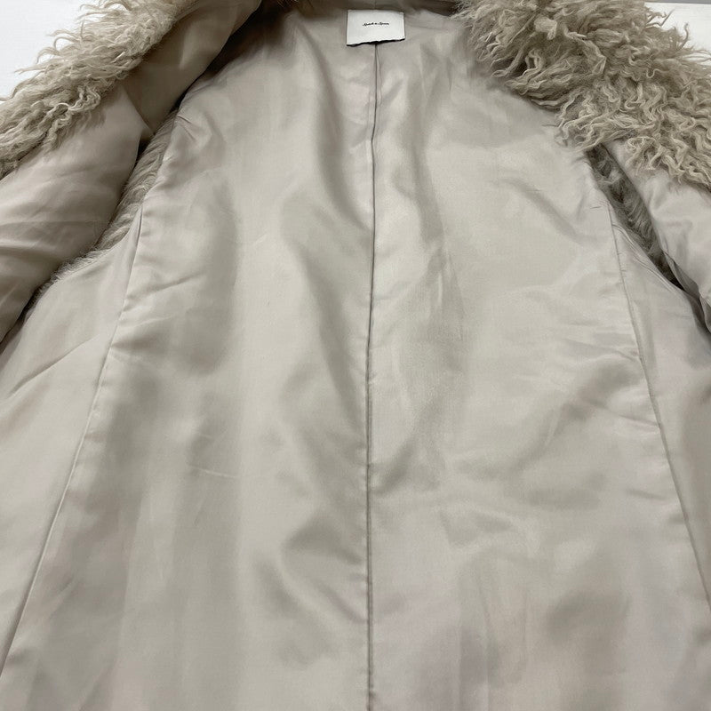 【中古美品】【レディース】 Spick and Span スピックアンドスパン SPICK AND SPAN 24AW FAKE FUR GILET フェイク ファー ジレ ライトアウター 168-251211-yo-33-tei サイズ：F カラー：グレー 万代Net店