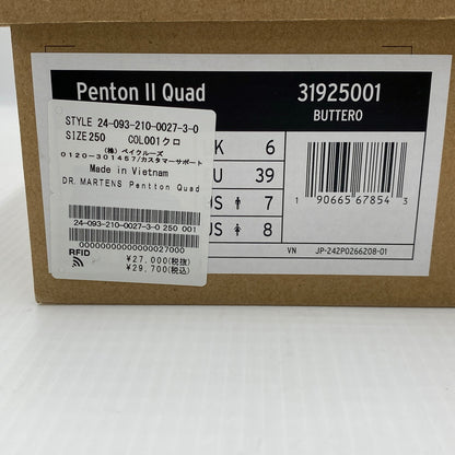【中古品】【レディース】 DR.MARTENS ドクターマーチン PENTON QUAD ペントン クアッド 靴 167-260819-sa-15-teih サイズ：25 カラー：ブラック 万代Net店