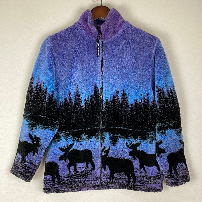 【中古品】【メンズ】 BLACK MOUNTAIN ブラックマウンテン 90's TWILIGHT MOOSE FLEECE JACKET 90年代 トワイライト ムース フリース ジャケット ライトアウター 145-251208-yy-12-tei サイズ：XS カラー：パープル 万代Net店