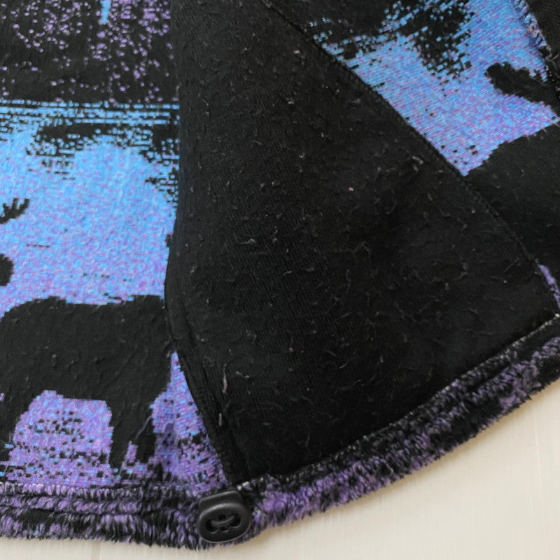 【中古品】【メンズ】 BLACK MOUNTAIN ブラックマウンテン 90's TWILIGHT MOOSE FLEECE JACKET 90年代 トワイライト ムース フリース ジャケット ライトアウター 145-251208-yy-12-tei サイズ：XS カラー：パープル 万代Net店