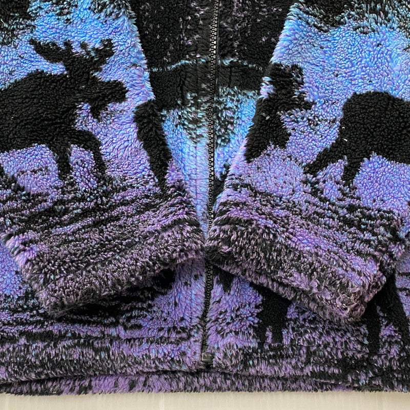 【中古品】【メンズ】 BLACK MOUNTAIN ブラックマウンテン 90's TWILIGHT MOOSE FLEECE JACKET 90年代 トワイライト ムース フリース ジャケット ライトアウター 145-251208-yy-12-tei サイズ：XS カラー：パープル 万代Net店
