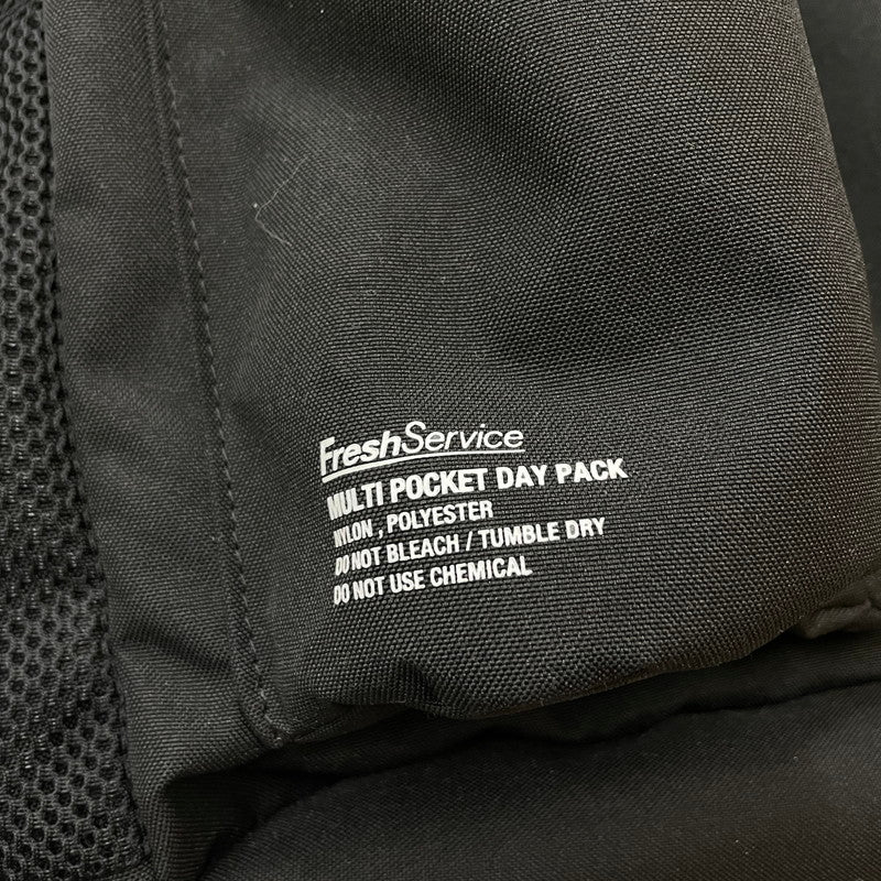 【中古品】【メンズ/レディース】 FRESH SERVICE フレッシュサービス MULTI POCKET DAY PACK マルチ ポケット デイパック カバン リュック 188-251211-yo-31-tei カラー：ブラック 万代Net店