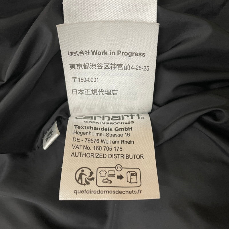 【中古品】【メンズ】 Carhartt WIP カーハート ワークインプログレス DANVILLE JACKET I029450 ダンビル ジャケット アウター ダウンジャケット 145-251211-yo-23-tei サイズ：L カラー：ブラック 万代Net店