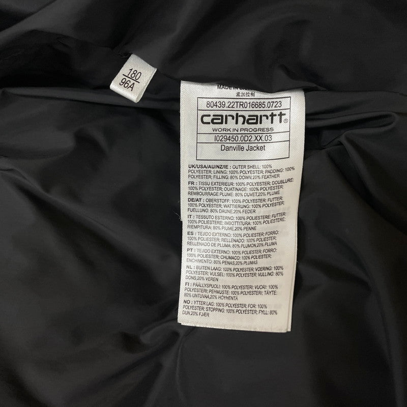 【中古品】【メンズ】 Carhartt WIP カーハート ワークインプログレス DANVILLE JACKET I029450 ダンビル ジャケット アウター ダウンジャケット 145-251211-yo-23-tei サイズ：L カラー：ブラック 万代Net店