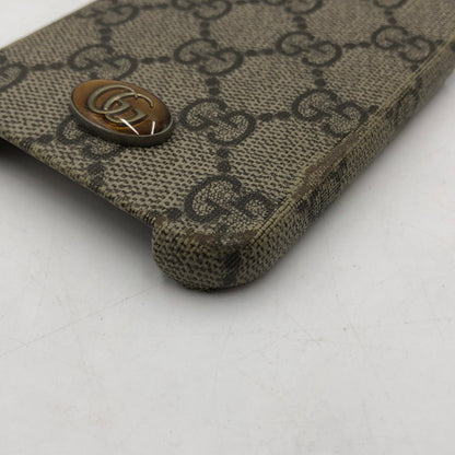 【現状渡し品】【メンズ】 GUCCI グッチ IPHONE CASE 668406 617664 アイフォンケース アクセサリー 12 pro用 182-251209-ts-12-tei サイズ：12 カラー：ブラウン 万代Net店