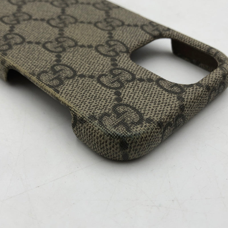 【現状渡し品】【メンズ】 GUCCI グッチ IPHONE CASE 668406 617664 アイフォンケース アクセサリー 12 pro用 182-251209-ts-12-tei サイズ：12 カラー：ブラウン 万代Net店