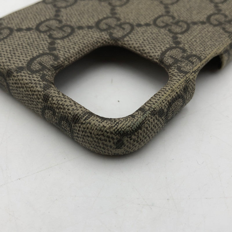 【現状渡し品】【メンズ】 GUCCI グッチ IPHONE CASE 668406 617664 アイフォンケース アクセサリー 12 pro用 182-251209-ts-12-tei サイズ：12 カラー：ブラウン 万代Net店