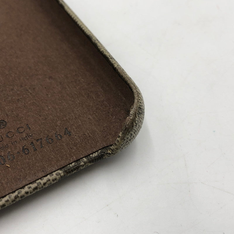 【現状渡し品】【メンズ】 GUCCI グッチ IPHONE CASE 668406 617664 アイフォンケース アクセサリー 12 pro用 182-251209-ts-12-tei サイズ：12 カラー：ブラウン 万代Net店