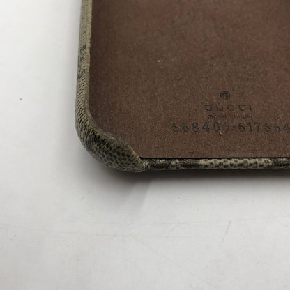 【現状渡し品】【メンズ】 GUCCI グッチ IPHONE CASE 668406 617664 アイフォンケース アクセサリー 12 pro用 182-251209-ts-12-tei サイズ：12 カラー：ブラウン 万代Net店