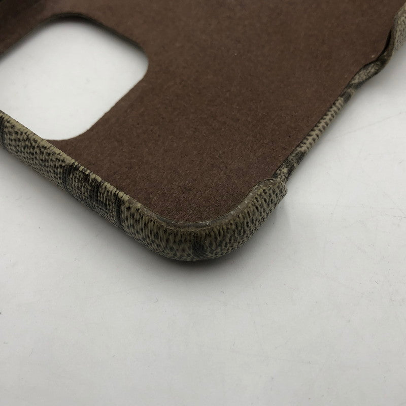 【現状渡し品】【メンズ】 GUCCI グッチ IPHONE CASE 668406 617664 アイフォンケース アクセサリー 12 pro用 182-251209-ts-12-tei サイズ：12 カラー：ブラウン 万代Net店