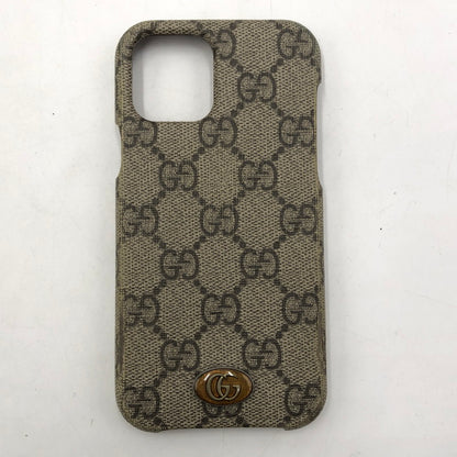 【現状渡し品】【メンズ】 GUCCI グッチ IPHONE CASE 668406 617664 アイフォンケース アクセサリー 12 pro用 182-251209-ts-12-tei サイズ：12 カラー：ブラウン 万代Net店