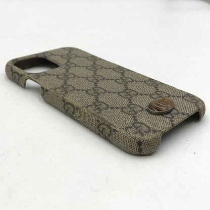 【現状渡し品】【メンズ】 GUCCI グッチ IPHONE CASE 668406 617664 アイフォンケース アクセサリー 12 pro用 182-251209-ts-12-tei サイズ：12 カラー：ブラウン 万代Net店