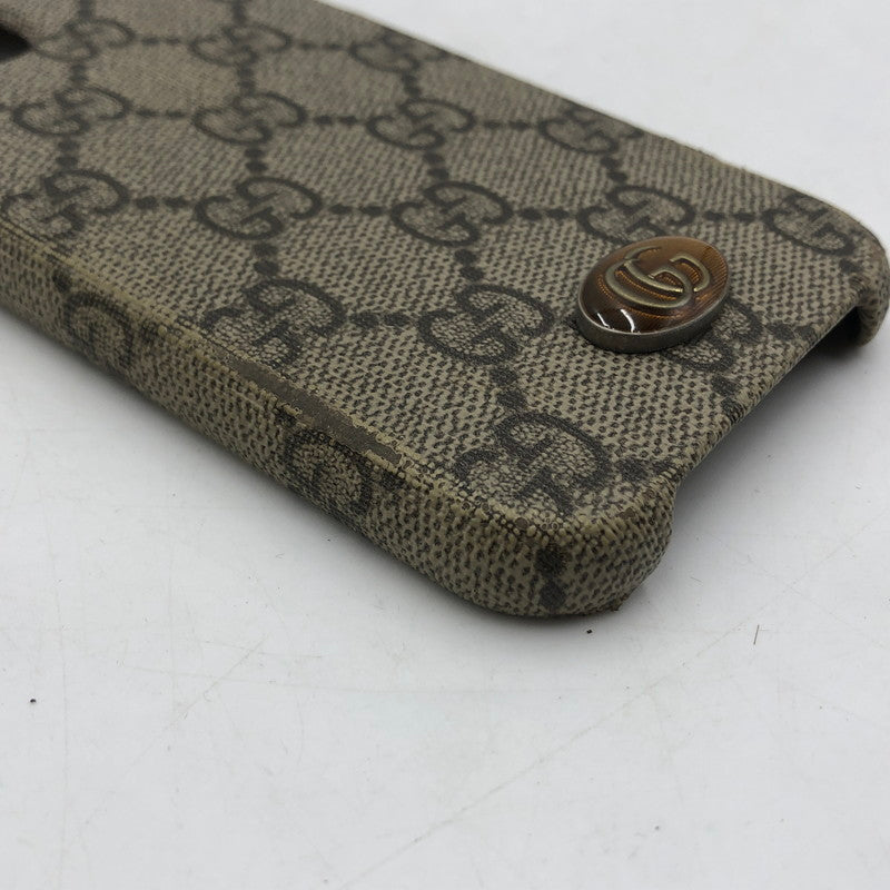 【現状渡し品】【メンズ】 GUCCI グッチ IPHONE CASE 668406 617664 アイフォンケース アクセサリー 12 pro用 182-251209-ts-12-tei サイズ：12 カラー：ブラウン 万代Net店
