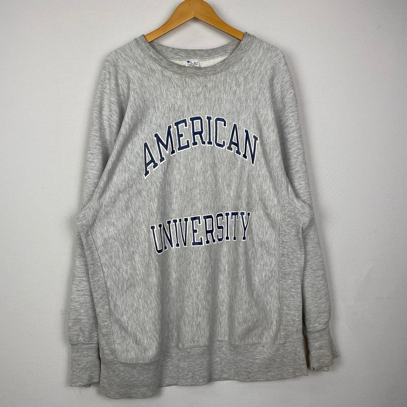 【中古品】【メンズ】 Champion チャンピオン 80's REVERSEWEAVE SWEAT VINTAGE 80年代 リバースウィーブ スウェット 長袖 トップス トレーナー USA製 145-251211-yo-25-tei サイズ：XXL カラー：グレー 万代Net店