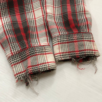 【現状渡し品】【メンズ】 FIVE BROTHER ファイブブラザー FLANNEL L/S SHIRT フランネル ロングスリーブ シャツ トップス 長袖 ネルシャツ 145-251209-ts-15-tei サイズ：M カラー：レッド 万代Net店