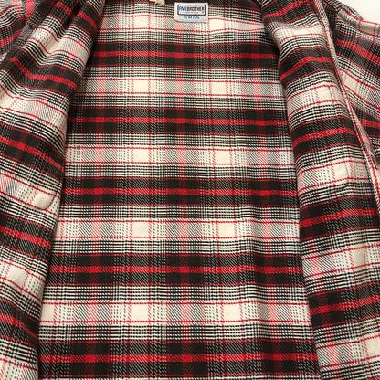【現状渡し品】【メンズ】 FIVE BROTHER ファイブブラザー FLANNEL L/S SHIRT フランネル ロングスリーブ シャツ トップス 長袖 ネルシャツ 145-251209-ts-15-tei サイズ：M カラー：レッド 万代Net店