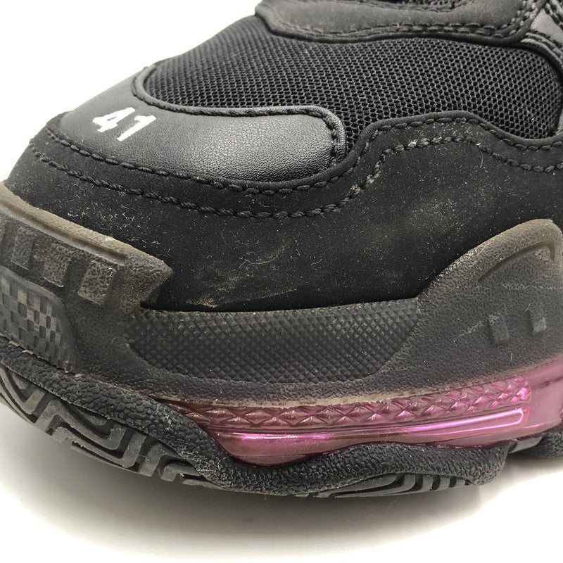【中古品】【メンズ】 BALENCIAGA バレンシアガ TRIPLE S CLEARSOLE SNEAKERS 541624 トリプル エス クリアソール スニーカー 靴 183-251209-ts-11-tei サイズ：27cm カラー：ピンクブラック 万代Net店