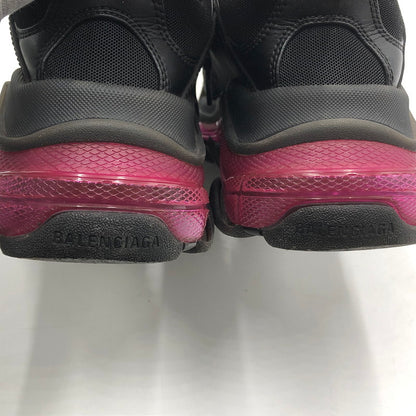 【中古品】【メンズ】 BALENCIAGA バレンシアガ TRIPLE S CLEARSOLE SNEAKERS 541624 トリプル エス クリアソール スニーカー 靴 183-251209-ts-11-tei サイズ：27cm カラー：ピンクブラック 万代Net店
