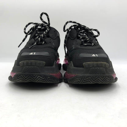 【中古品】【メンズ】 BALENCIAGA バレンシアガ TRIPLE S CLEARSOLE SNEAKERS 541624 トリプル エス クリアソール スニーカー 靴 183-251209-ts-11-tei サイズ：27cm カラー：ピンクブラック 万代Net店