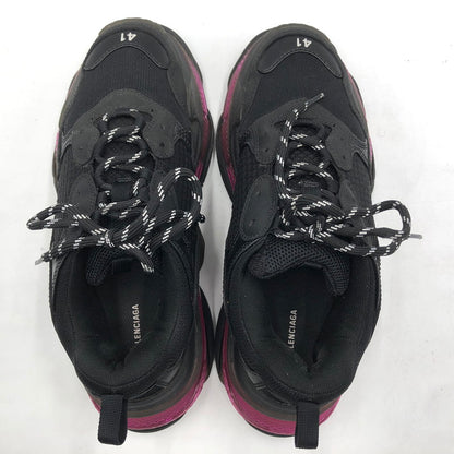 【中古品】【メンズ】 BALENCIAGA バレンシアガ TRIPLE S CLEARSOLE SNEAKERS 541624 トリプル エス クリアソール スニーカー 靴 183-251209-ts-11-tei サイズ：27cm カラー：ピンクブラック 万代Net店