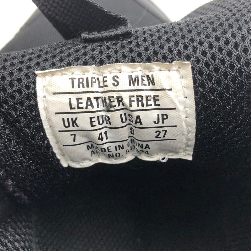 【中古品】【メンズ】 BALENCIAGA バレンシアガ TRIPLE S CLEARSOLE SNEAKERS 541624 トリプル エス クリアソール スニーカー 靴 183-251209-ts-11-tei サイズ：27cm カラー：ピンクブラック 万代Net店