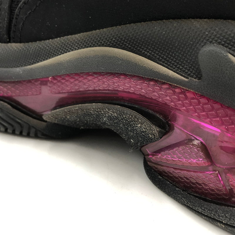 【中古品】【メンズ】 BALENCIAGA バレンシアガ TRIPLE S CLEARSOLE SNEAKERS 541624 トリプル エス クリアソール スニーカー 靴 183-251209-ts-11-tei サイズ：27cm カラー：ピンクブラック 万代Net店
