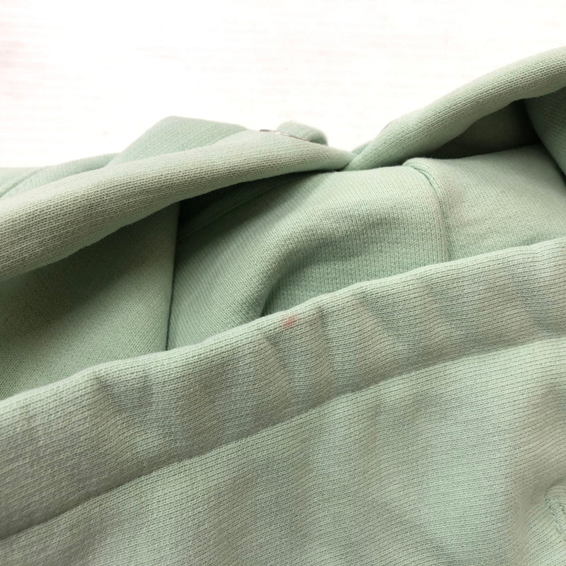 【中古品】【メンズ】 AMI Alexandre Mattiussi アミ アレクサンドル マテュッシ DE COEUR LOGO HOODIE E22USW202.747 ロゴ フーディ トップス プルオーバーパーカー 141-251209-ts-17-tei サイズ：XS カラー：ライトグリーン 万代Net店