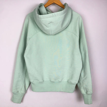 【中古品】【メンズ】 AMI Alexandre Mattiussi アミ アレクサンドル マテュッシ DE COEUR LOGO HOODIE E22USW202.747 ロゴ フーディ トップス プルオーバーパーカー 141-251209-ts-17-tei サイズ：XS カラー：ライトグリーン 万代Net店