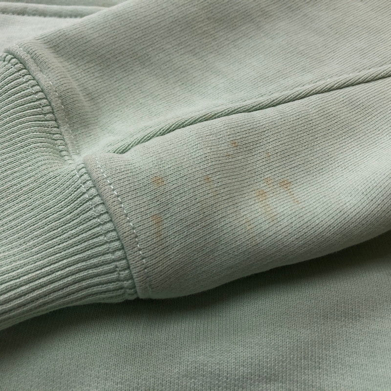 【中古品】【メンズ】 AMI Alexandre Mattiussi アミ アレクサンドル マテュッシ DE COEUR LOGO HOODIE E22USW202.747 ロゴ フーディ トップス プルオーバーパーカー 141-251209-ts-17-tei サイズ：XS カラー：ライトグリーン 万代Net店