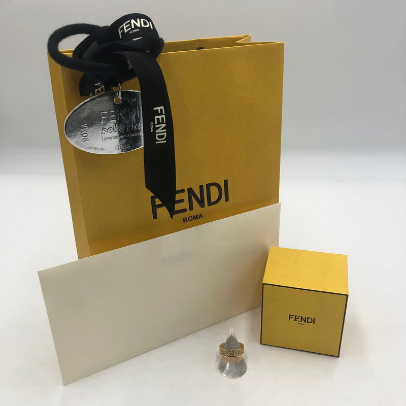 【中古品】【レディース】 FENDI フェンディ F IS FENDI 8AG929-A444G エフ イズ フェンディ リング アクセサリー 指輪 182-251214-yy-05-tei サイズ：S カラー：ゴールド 11.5号 万代Net店