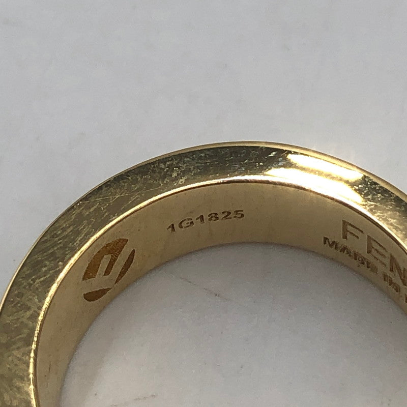【中古品】【レディース】 FENDI フェンディ F IS FENDI 8AG929-A444G エフ イズ フェンディ リング アクセサリー 指輪 182-251214-yy-05-tei サイズ：S カラー：ゴールド 11.5号 万代Net店