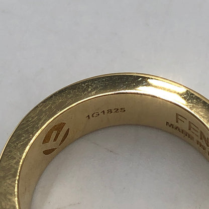 【中古品】【レディース】 FENDI フェンディ F IS FENDI 8AG929-A444G エフ イズ フェンディ リング アクセサリー 指輪 182-251214-yy-05-tei サイズ：S カラー：ゴールド 11.5号 万代Net店